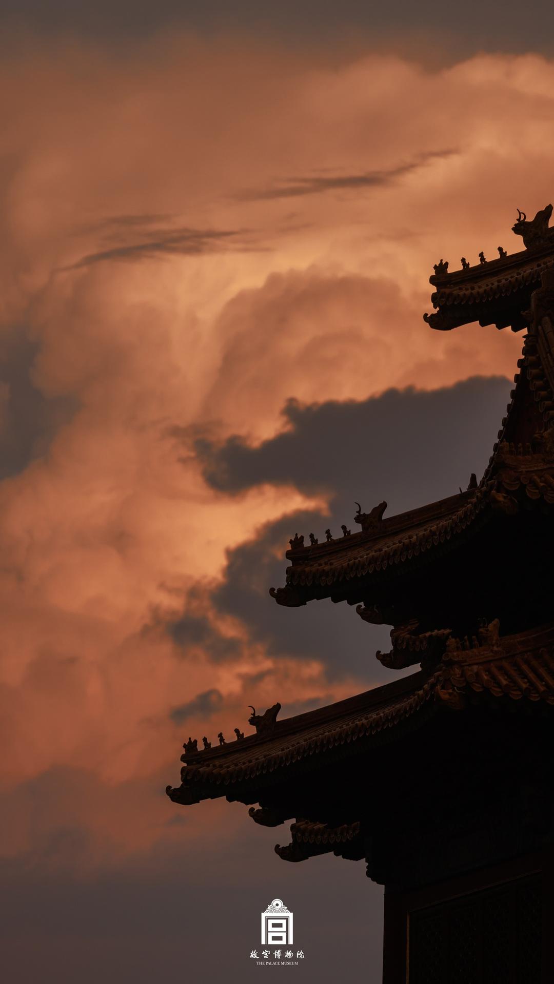 202309-西北角楼-秋季-晚霞@云