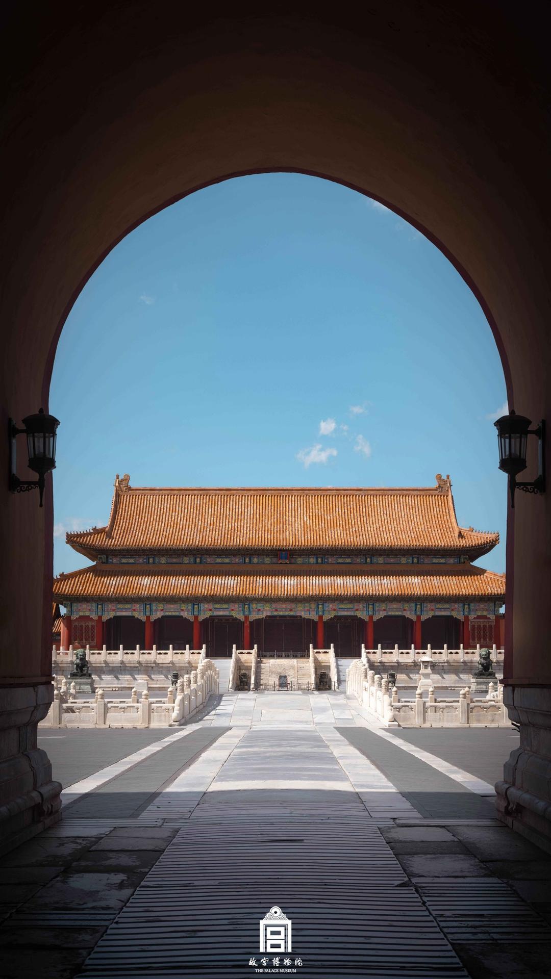 202308-太和门广场-秋季-门 - 故宫博物院 - 故宫壁纸