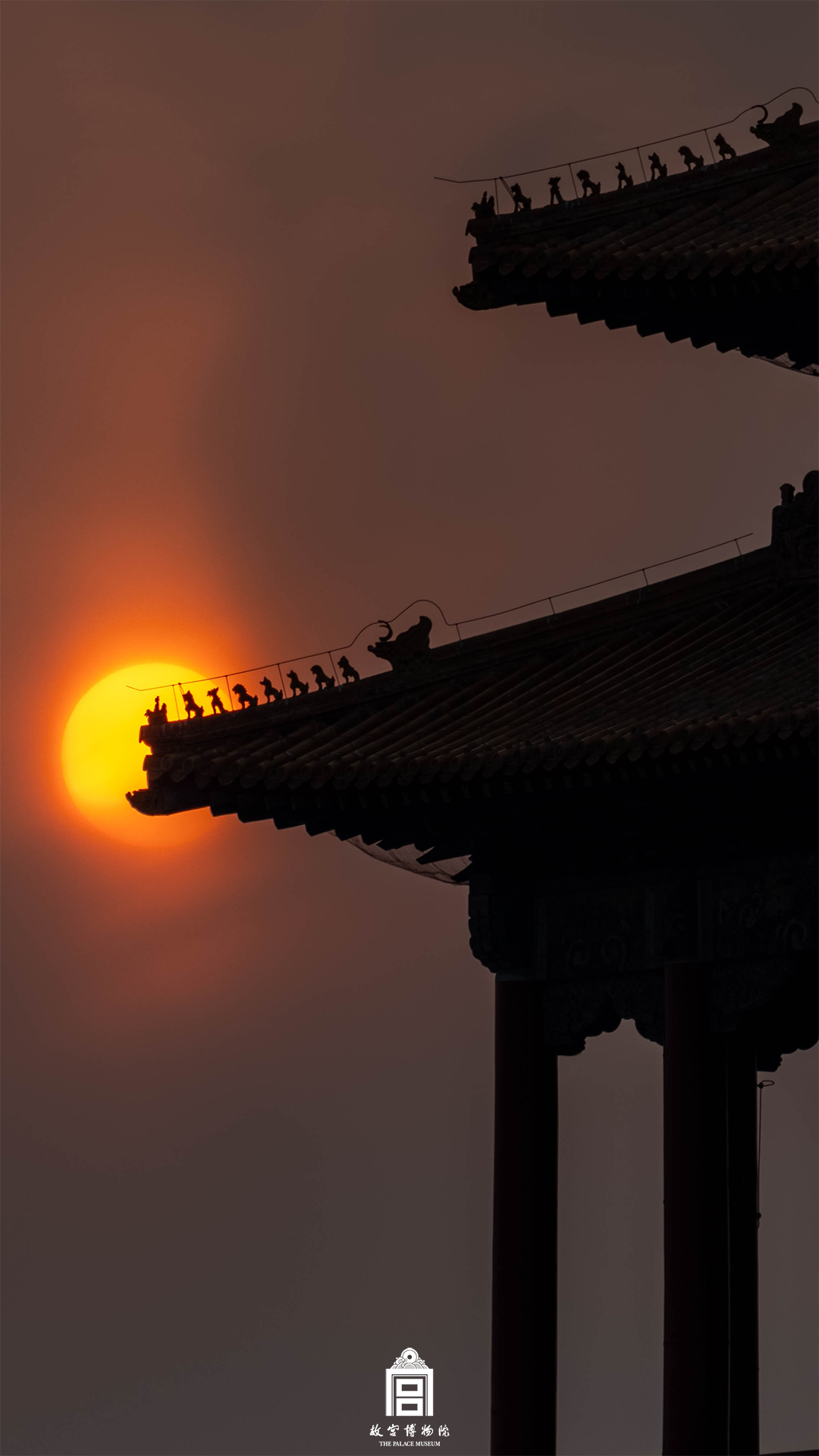 202502-午门-春季-晚霞@太阳
